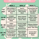 4 WEEK FRESH MEAL PACKAGE