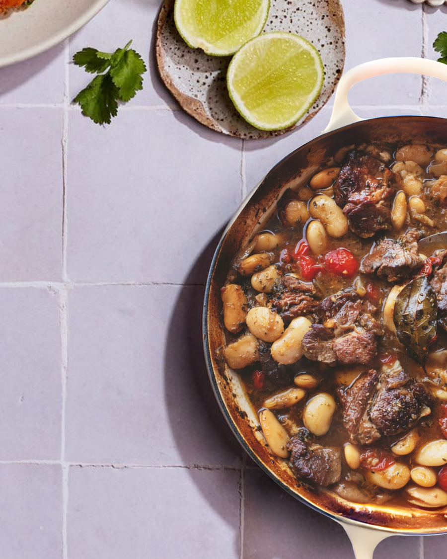 Ottolenghi Braised Lamb and Butterbeans