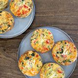 Rainbow Brekkie Egg Bites (GF, SF)