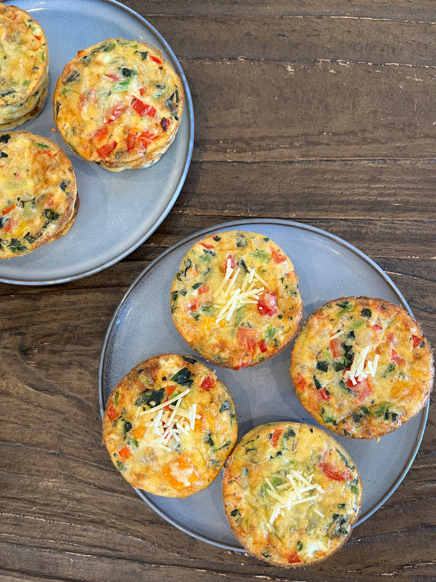 Rainbow Brekkie Egg Bites