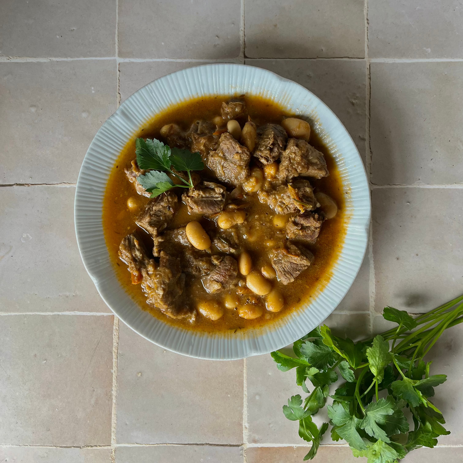 Braised Lamb and Butterbeans (DF, GF)