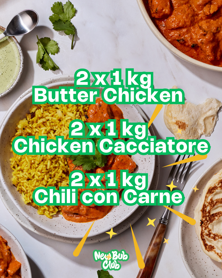 Family Favourites Bulk Pack (6 meals, 1kg each)